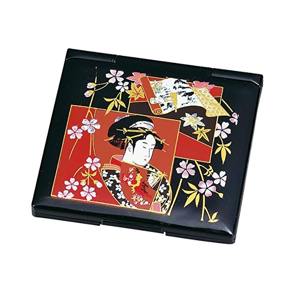 中谷兄弟商会 山中漆器 コンパクトミラー 美人画33-0217