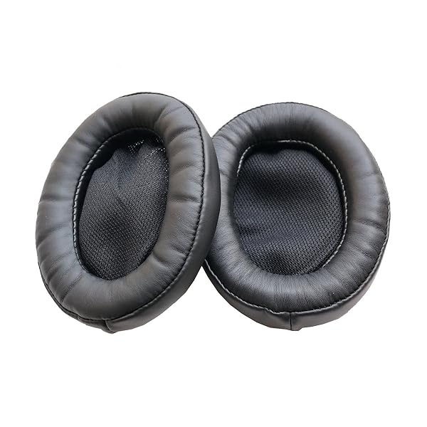 V-MOTA Earpads と互換性があります Denon AH-D1100 AH-A100 AH-NC800ヘッドフォンEarmuffsクッション(ブラック) 1ペア