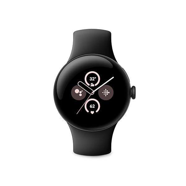 Google グーグル Pixel Watch 2 Matte Black アルミケース/Obsidian アクティブ バンド(Wifi) 電話 GA05029-GB