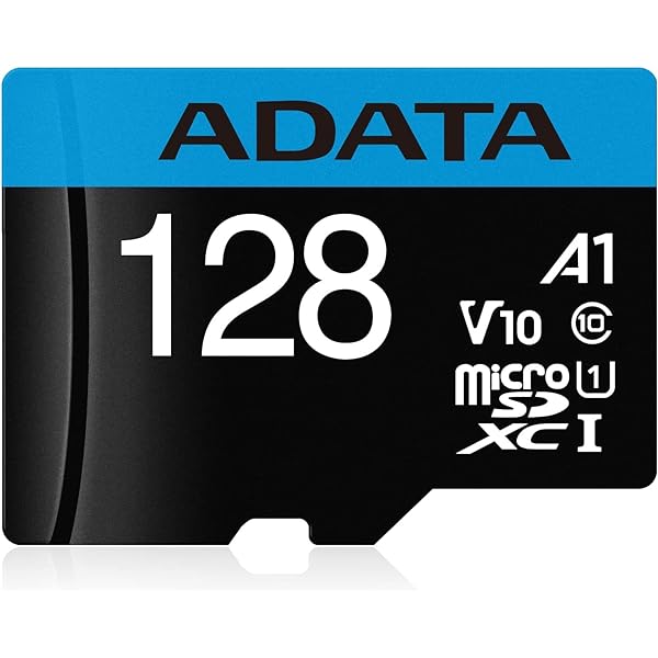 ADATA microSD カード 128GB microSDXC UHS-I CLASS10 A1対応 SD変換アダプター付属 AUSDX128GUICL10A1-RA1