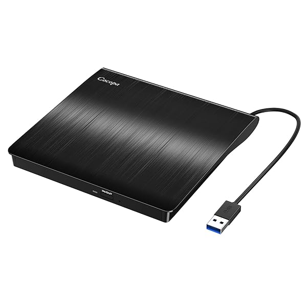 Cocopa USB 3.0外付け DVD ドライブ DVD プ