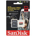 SanDisk ( サンディスク ) 256GB Extreme PRO microSDXC A2 SDSQXCZ-256G ［ 海外パッケージ ］