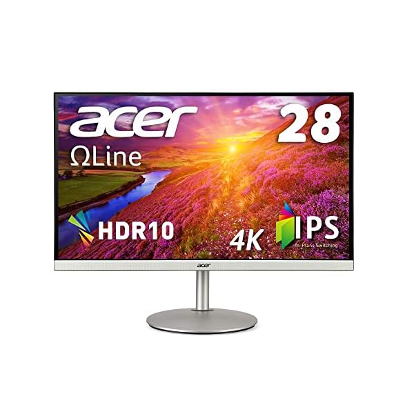 Acer ˥ OmegaLine CB282Ksmiiprfx 28 27깭 IPS  4K 4ms (GTG) 60Hz HDR10 PIP/PBPǽ VESAޥб ԡ¢ ⤵Ĵ ٥ 