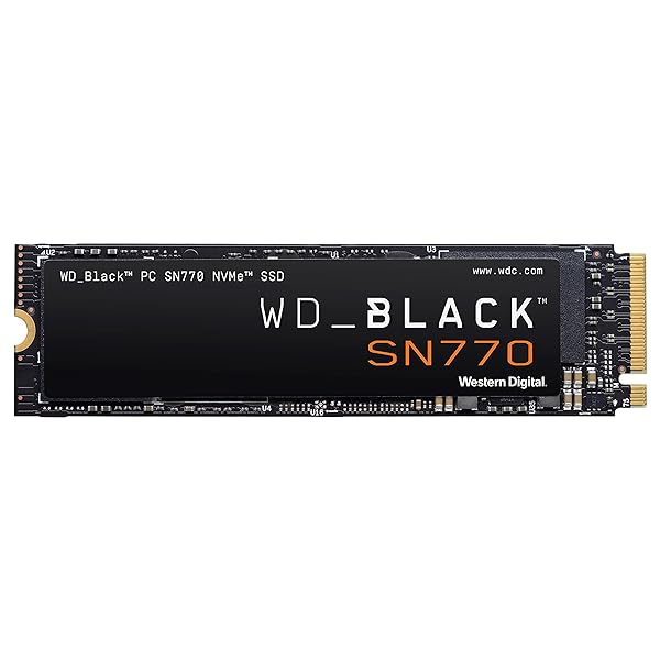 WD_BLACK 1TB SN770 NVMe 内蔵ゲーミング SSD ソリッドステートドライブ - Gen4 PCIe, M.2 2280 最大5,150 MB/sまで - WDS100T3X0E