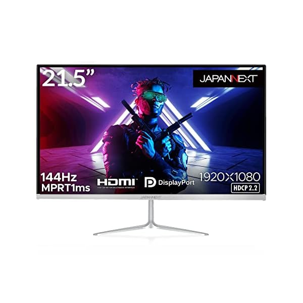 JAPANNEXT 21.5型フルHDパネル搭載144Hz対応ゲーミングモニター JN-T215FLG144FHD HDMI DP