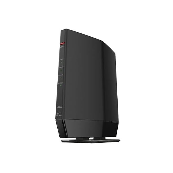 BUFFALO?無線LAN親機11ax/ac/n/a/g/b 4803+573Mbps?WSR-5400AX6P-BK