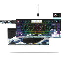 【海外発送】Womier S-K80 75% キーボードカラー OLED ディスプレイメカニカルゲーミングキーボードホットスワップキーボードガスケットマウント ...