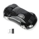 【海外発送】ワイヤレスマウス スマート CarShaped ポータブル 2.4G コードレスマウス USB レシーバー付き オフィス ラップトップ コンピュータ...