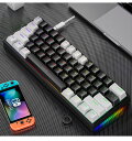 【海外発送】K620 ミニバックライト付き RGB ゲーミングメカニカルキーボードゲーマーメカニックキット 60 パーセント DIY カスタム PBT キーキャ...