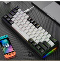 【海外発送】K620 ミニバックライト付き RGB ゲーミングメカニカルキーボードゲーマーメカニックキット 60 パーセント DIY カスタム PBT キーキャ...