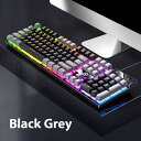 【海外発送】K500有線ゲーミングキーボード,白,ピンクの混合色のキーキャップ,104キー,ラップトップ,PC(2)