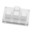 【海外発送】4 キーミニキーボード方向矢印キーパッド上下左右 DIY カスタムプログラミングショートカット USB メカニカルキーパッド白
