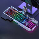 【海外発送】USB有線ゲーミングキーボードセット,104キー,バックライト,ラップトップ,PC,手動サポート(2)