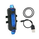 【海外発送】自転車ライト防水リアテールライト LED USB スタイル充電式またはバッテリースタイル自転車サイクリングポータブルライト