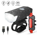 【海外発送】自転車ライト防水リアテールライト LED USB スタイル充電式またはバッテリースタイル自転車サイクリングポータブルライト