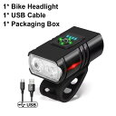 【海外発送】高輝度自転車ライト T6 LED フロント USB 充電式 MTB マウンテン自転車ランプ 1000LM 自転車ヘッドライト懐中電灯サイクリングスクーター