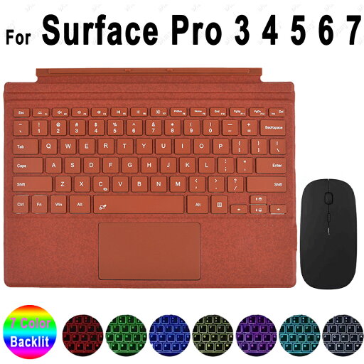 【海外発送】トラックパッドキーボード Microsoft Surface Pro 3 4 5 6 7 8 9 X バックライト付きロシア語スペイン語アラビア語ポルトガル語フランス語ヘブライ語キーボード 【海外発送】トラックパッドキーボード Microsoft Surface Pro 3 4 5 6 7 8 9 X バックライト付きロシア語スペイン語アラビア語ポルトガル語フランス語ヘブライ語キーボード