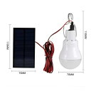 【海外発送】フック付き防水ソーラー電球,屋外キャンプランプ,省エネ電球,パティオ,パスライト(4)