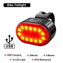 【海外発送】自転車ライト LED 自転車ランプ USB 充電式自転車フロントおよびリアライト フロントランプ テールライト サイクリング ランタン 自転車懐中電...