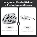 WEST BIKING 自転車ヘルメットセット男性女性軽量一体成型サイクリングスポーツキャップメガネ MTB ロードバイクアクセサリー