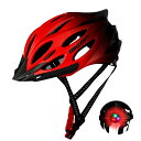 男性と女性のためのTAILLAMP付きマウンテンバイクヘルメット,調整可能なサイクリングヘルメット,ソフトパッド,安全帽子,スポーツアクセサリー(4)