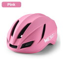 West Biking-一体成形されたリアLEDライト付きユニセックスロードバイクヘルメット,スポーツ安全,女性用エアロサイクリングヘルメット,kc認定