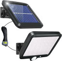 【海外発送】屋外太陽光発電ウォールライトモーションセンサーライト56 LEDセキュリティフラッドナイトライトパティオ庭ガレージ私道ポーチフェンス用