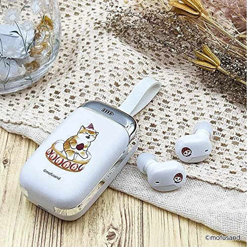 mofusand 完全ワイヤレスイヤホン (にゃんこスイーツ) 抗菌加工 IPX4防水仕様 タッチセンサー操作機能 Bluetooth5.0 通話／⾳楽／動画⾳声対応の⾼⾳質ドライバー搭載モデル