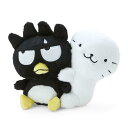 サンリオ(SANRIO) サンリオ バッドばつ丸 ぬいぐるみいつものふたり ぬいぐるみL バツマル ばつ丸 BAD BADTZ-MARU 16×20×10cm キャラクター SANRIO 851531(3)