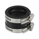 ACROPIX 40mm IDのゴム製ブラ ックオートバイキャブレターアダプターインレットインテークパイプマニホールドアダプターブートスリーブインターフェース(クランプ2個入り)