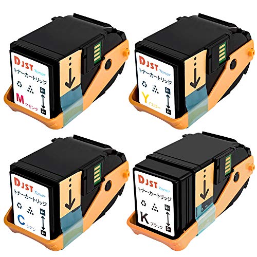 DJST(TM) EPSON エプソン LPC3T35 LPC3T35K LPC3T35C LPC3T35M LPC3T35Y 互換トナーカートリッジ【汎用品】 対応機種：Epson LP-S6160 (4色セット ブラック シアン マゼンタ イエロー)