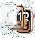【2枚入り】コンパチブル アップルウォッチ カバー 46mm 42mm 45mm 41mm 44mm 40mm レディース メンズ、コンパチブル apple watch ケース series 10 9 8 7 6 5 4 SE用、TPU素材 保護カバー 耐衝撃 装着簡単 指紋防止