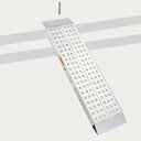 自転車 アルミラダーレール折りたたみ式 160CM, gardhom アルミブリッジ 幅広 21.5CM オートバイク適用 段差解消50CMラダーレール 四輪バギー 草刈り機 除雪機用 2本セット 荷重400KG(4)