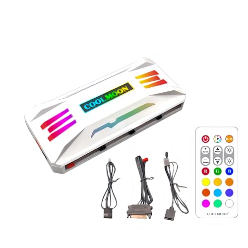 ڥ⡼ܡCOOLMOON LED ARGB 5v 3pin եϥ ȥ顼 ⥳ ѹǽ եž®ѹǽ...