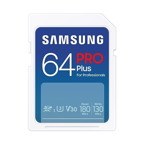 Samsung PRO Plus SD 64GB SDXC UHS-1 U3 ž®180MB/ MB-SD64S-IT/EC...