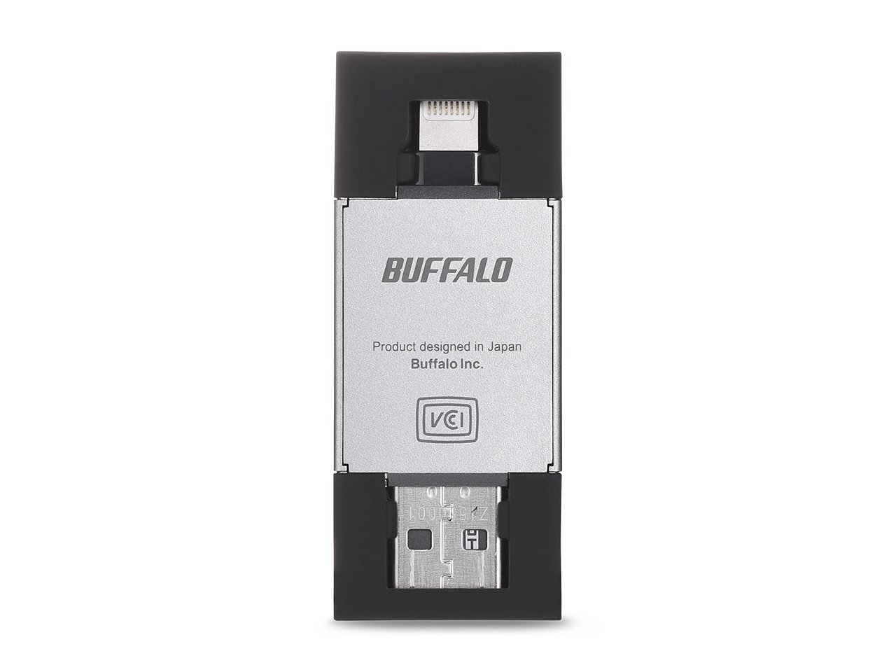 BUFFALO Lightning対応 USBメモリー 16GB シルバー RUF3-AL016G-SV