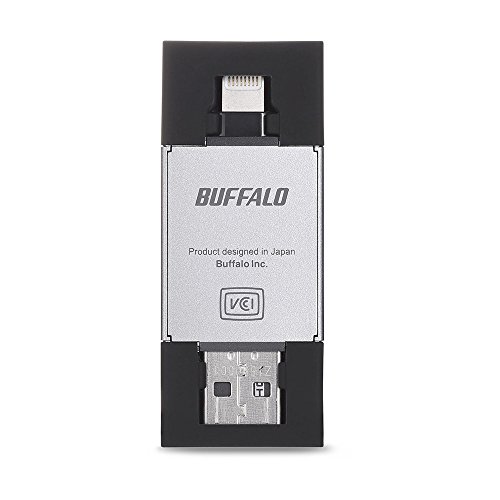 BUFFALO Lightning対応 USBメモリー 16GB シルバー RUF3-AL016G-SV