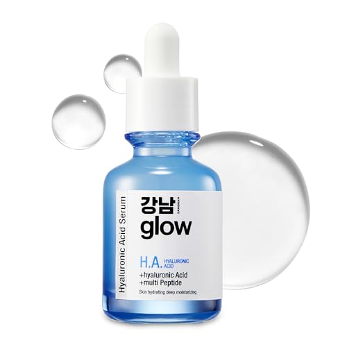 GANGNAM glow ヒアルロン酸 美容液 30ml 保湿うるおい ヴィーガン コラーゲン パンテノール ビタミンB5 セラム しっとり 敏感肌 スキンケア 韓国コスメ(4)