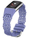 Fitbit Charge6/Charge5バンド フィットビット チャージ6/チャージ5に対応 スポーツバンド レース柄シリコン交換ベルト かわいい おしゃれ...