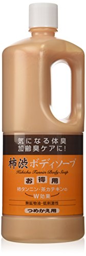 アズマ商事の柿渋ボディーソープ 詰め替え用エコボトル1000ml