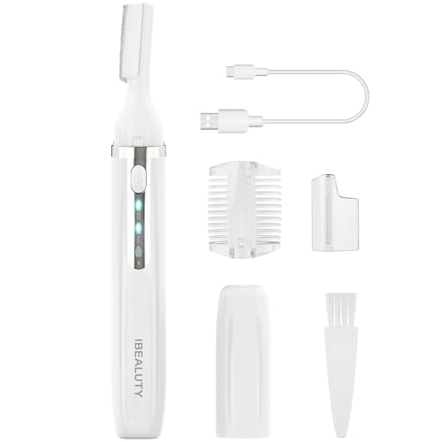 Ibealuty 眉毛シェーバー メンズ レディース Type-c充電式 眉毛カッター 女性 フェイスシェーバー 2024新登場 男女兼用 顔そり LEDライト付き 眉剃り マユ用 電動シェーバー ムダ毛処理 水洗い可能 全身適用 眉コーム付き 低騒音 (ホワイト) Ibealuty 眉毛シェーバー メンズ レディース Type-c充電式 眉毛カッター 女性 フェイスシェーバー 2024新登場 男女兼用 顔そり LEDライト付き 眉剃り マユ用 電動シェーバー ムダ毛処理 水洗い可能 全身適用 眉コーム付き 低騒音 (ホワイト)