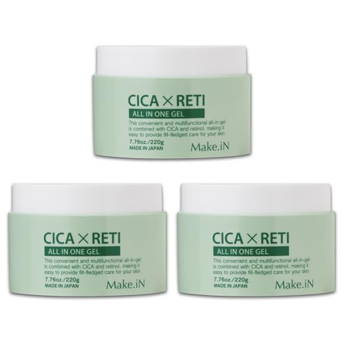 Make.iN CICA × RETI オールインワンジェル 220g | シカ レチノール ゲル 保湿 スキンケア (2個) Make.iN CICA × RETI オールインワンジェル 220g | シカ レチノール ゲル 保湿 スキンケア (2個)