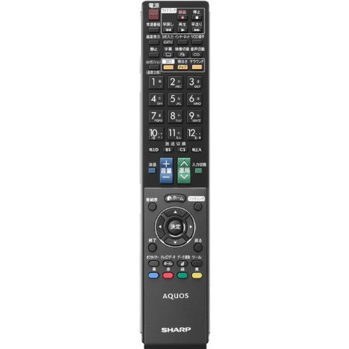 シャープ液晶テレビ（AQUOS) 純正リモコン GA888WJSA (0106380327)