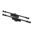 槌屋ヤック YAC VISOA U-A20 マルチサイドバー【アシストグリップ左右一対だけで車内用バーの前後2本掛けができます】ブラック(4)