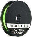 シマノ(SHIMANO) ライン ピットブル8 300m 1.0号 ライムグリーン PL-M78S