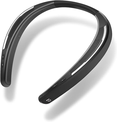 ネックスピーカー 【2025全方位進化・日本語音声ガイド】Bluetooth 5.3 ワイヤレス ウ