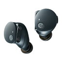 オーディオテクニカ ATH-CKS50TW2 GR(E) ワイヤレスイヤホン Bluetooth 5.3 ノイズキャンセリング 重低音 LE Audio対応 オリジナルステッカー付き マグネティックスイッチ機能 最大約65時間再生 IP55 防水防塵 マルチポイント対応 置き忘れアラート(2)