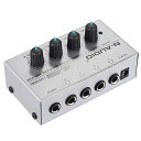 N-AUDIO HA400 4チャンネル ヘッドフォンアンプ オーディオ ステレオ 電源アダプタ付き楽器・音響機器(2)