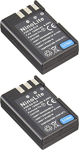 NinoLite EN-EL9 EN-EL9a ߴ Хåƥ꡼ 2ĥå ˥ D5000 D3000 D60 D40X D40 б...