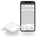 ラトックシステム スマート家電リモコン スマホで家電をコントロール ※重さわずか16g / 赤外線到達距離30m / 壁掛けフック搭載 RS-WFIREX4 RS-WFIREX4